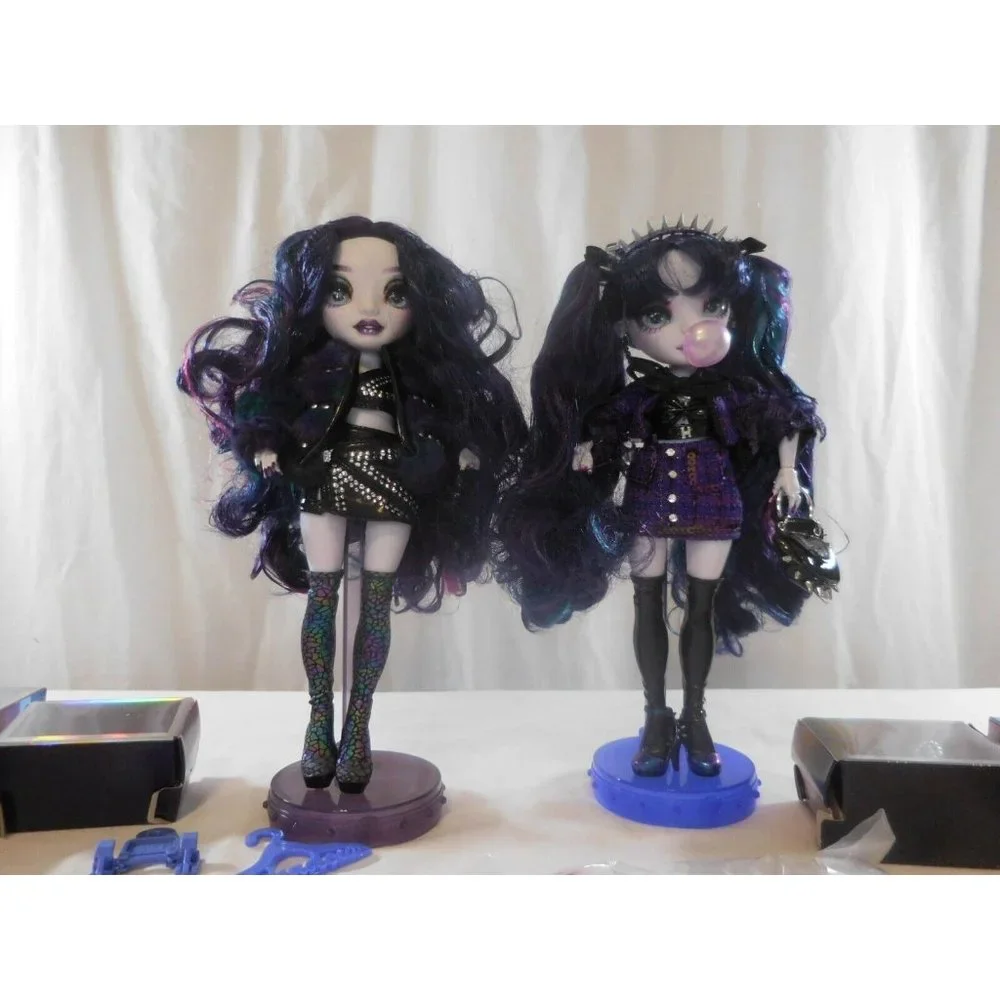 Rainbow High Shadow High Special Edition Twins- 2-Pack Fashion‎ Doll. Purple & & - Picture 7 of 16